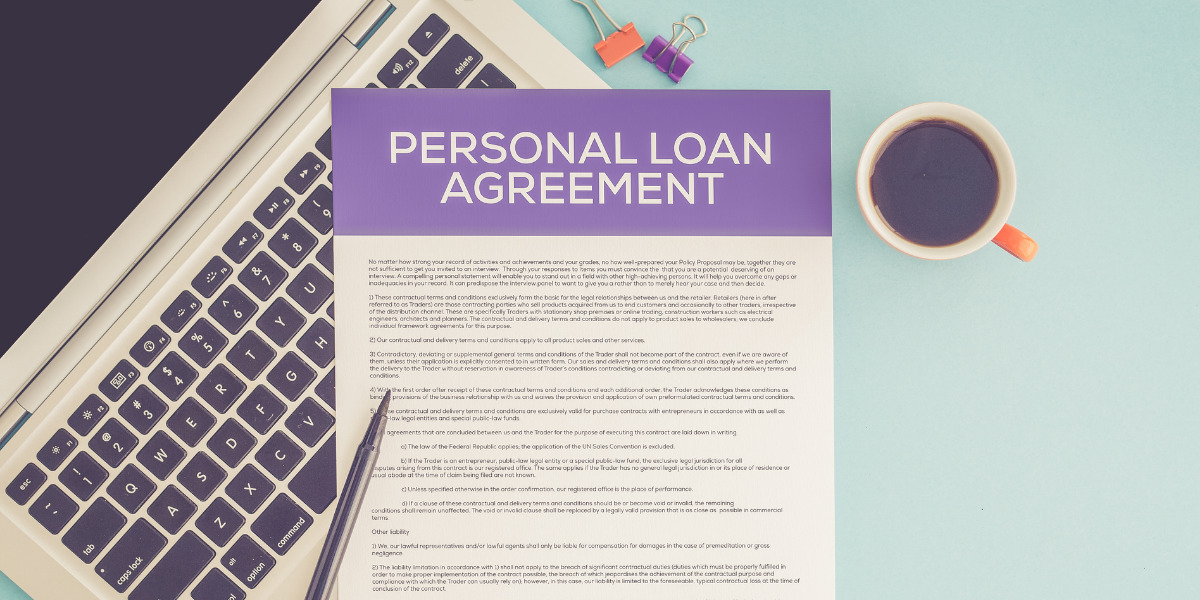Personal loan application start