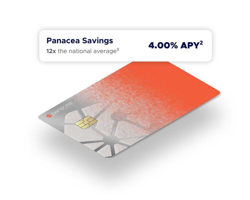 Panacea's High-yield savings account is 4.00% - card icon